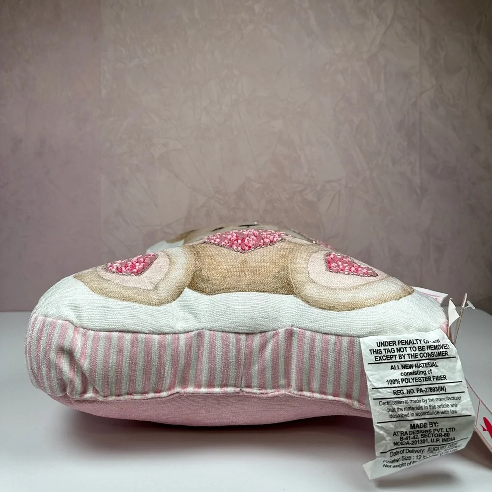 Bella Lux Valentine’s Teddy Bear Pillow